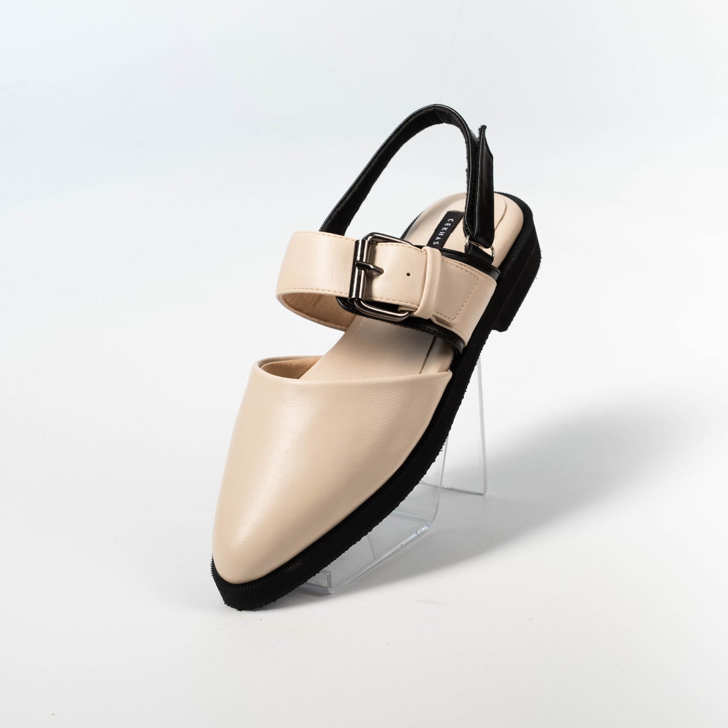 Poppy Cream Mules