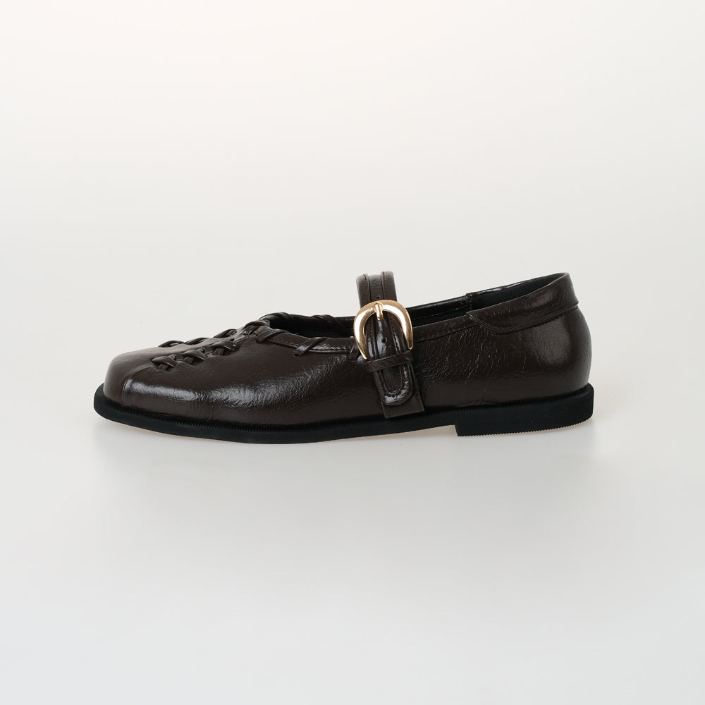 Lenorra Brown Mules Sandal Wanita