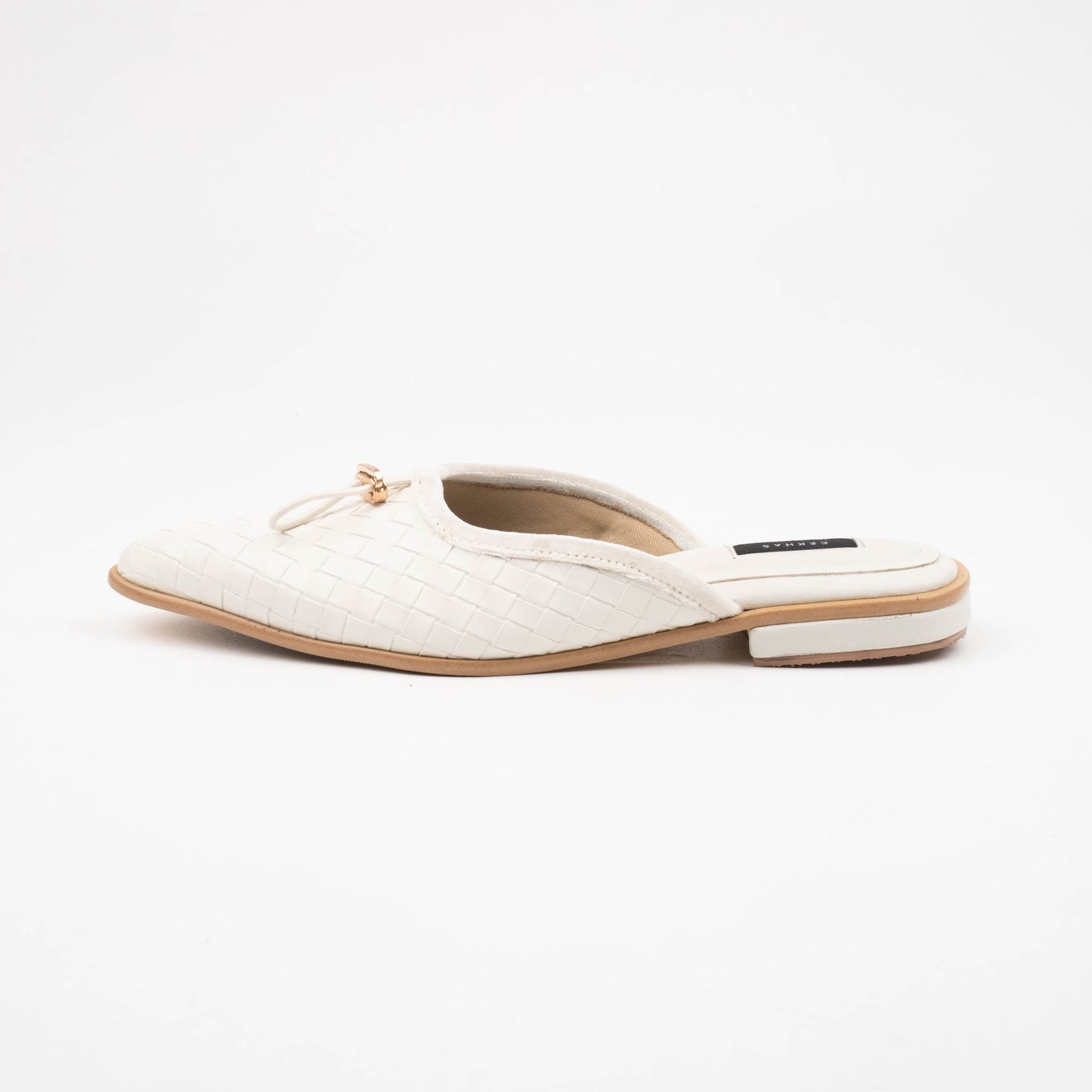 Eileen White Mules - REVERIE Collection