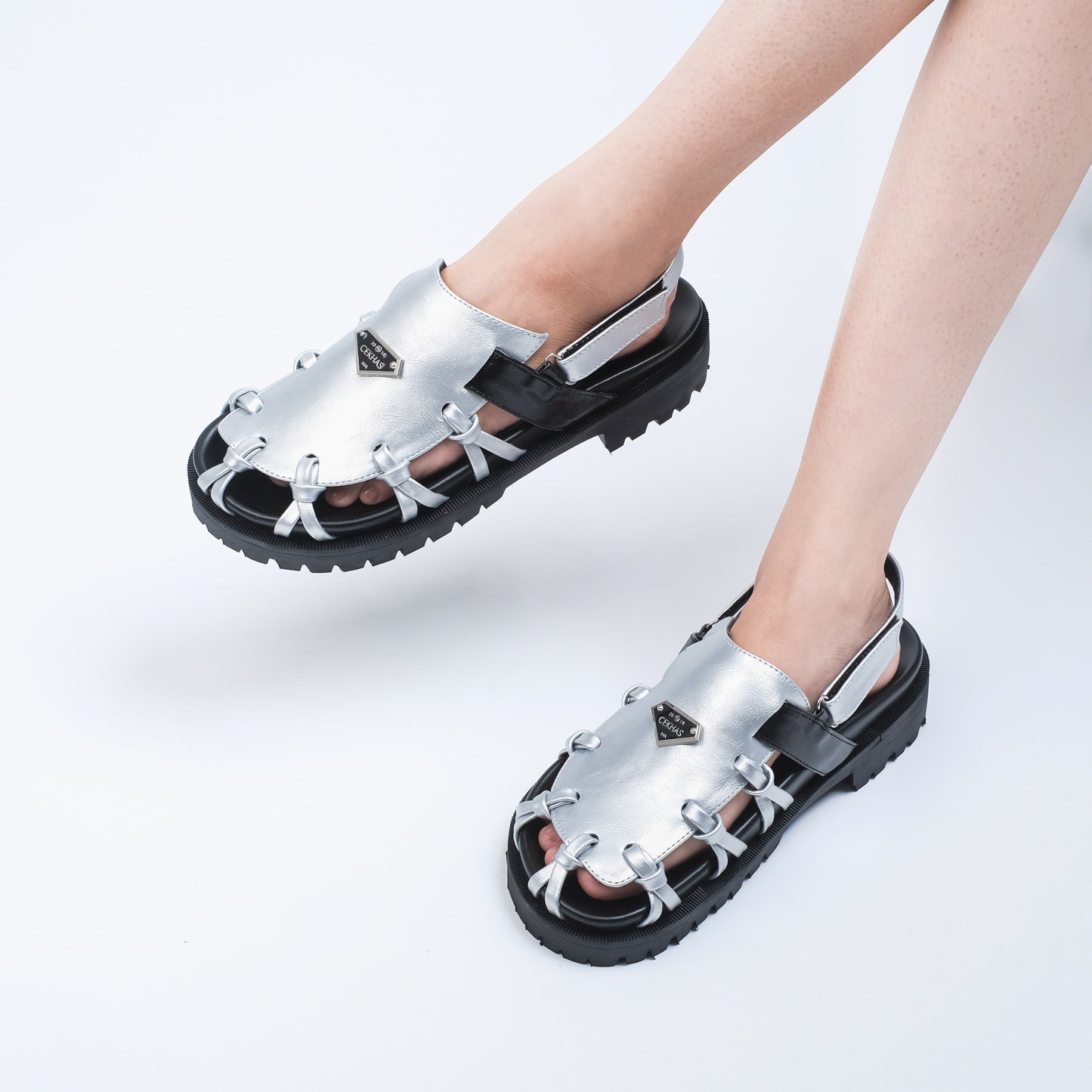 Megan Silver Sandal