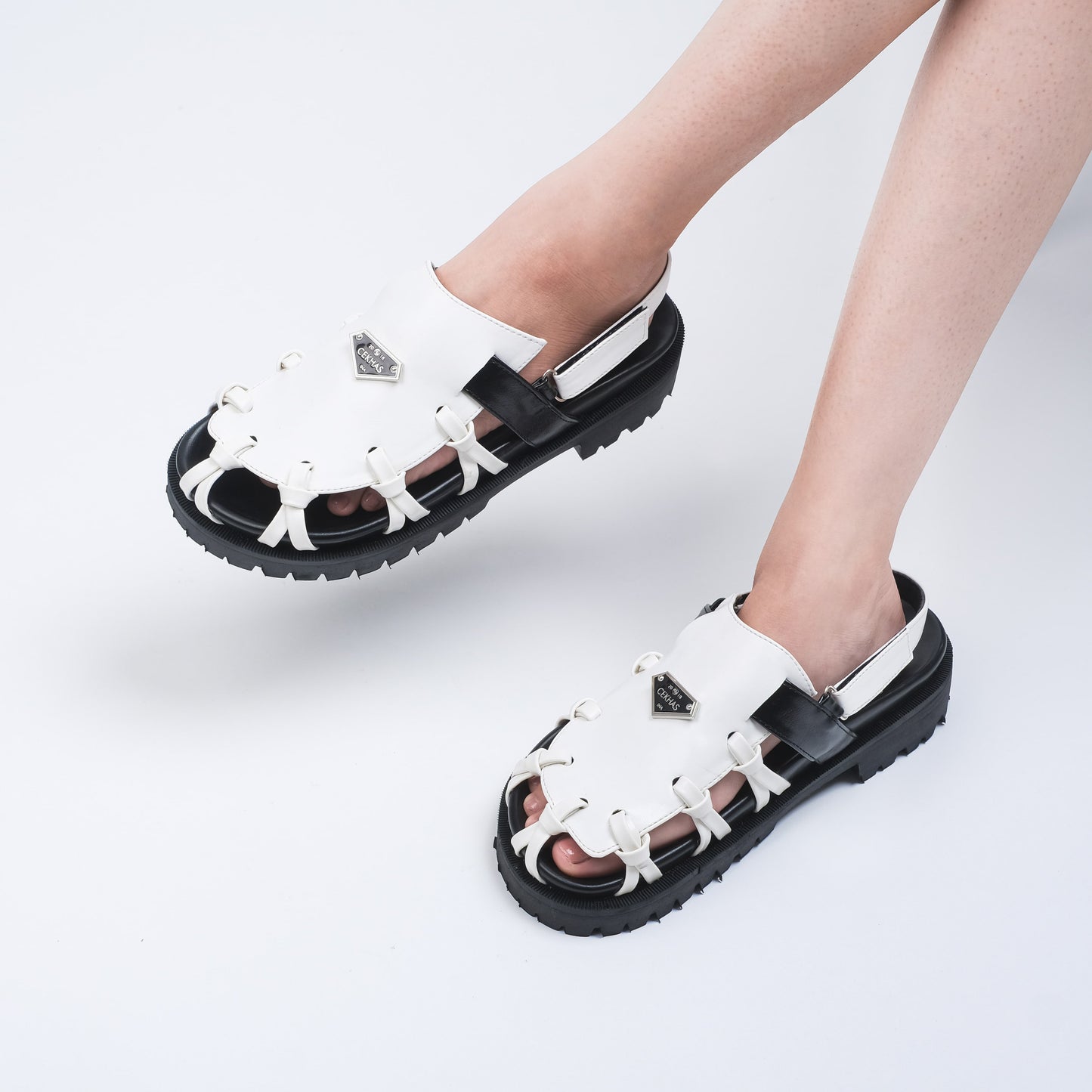 Megan White Sandal