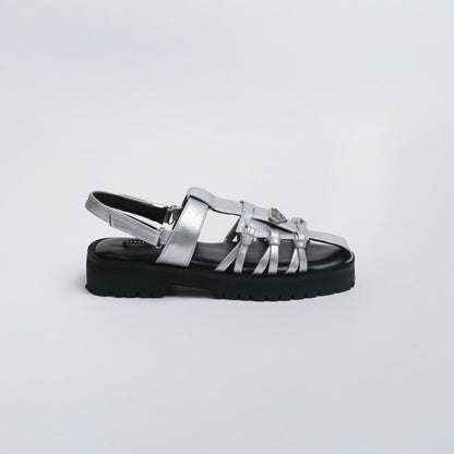 Gritte Silver Sandal