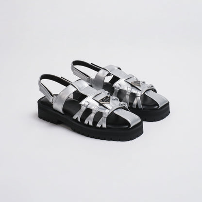 Gritte Silver Sandal