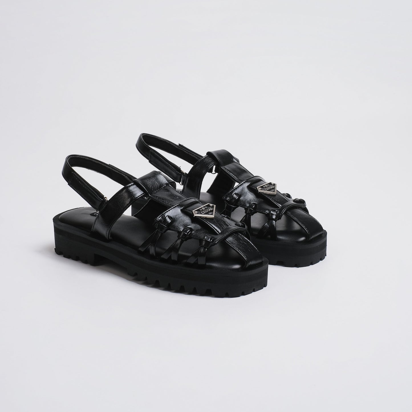 Gritte Black Sandal