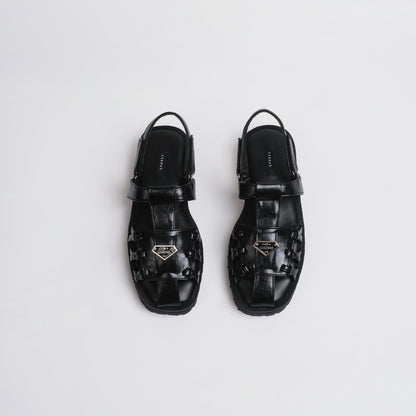 Gritte Black Sandal