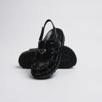 Megan Black Sandal