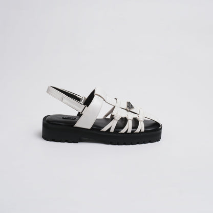 Gritte White Sandal