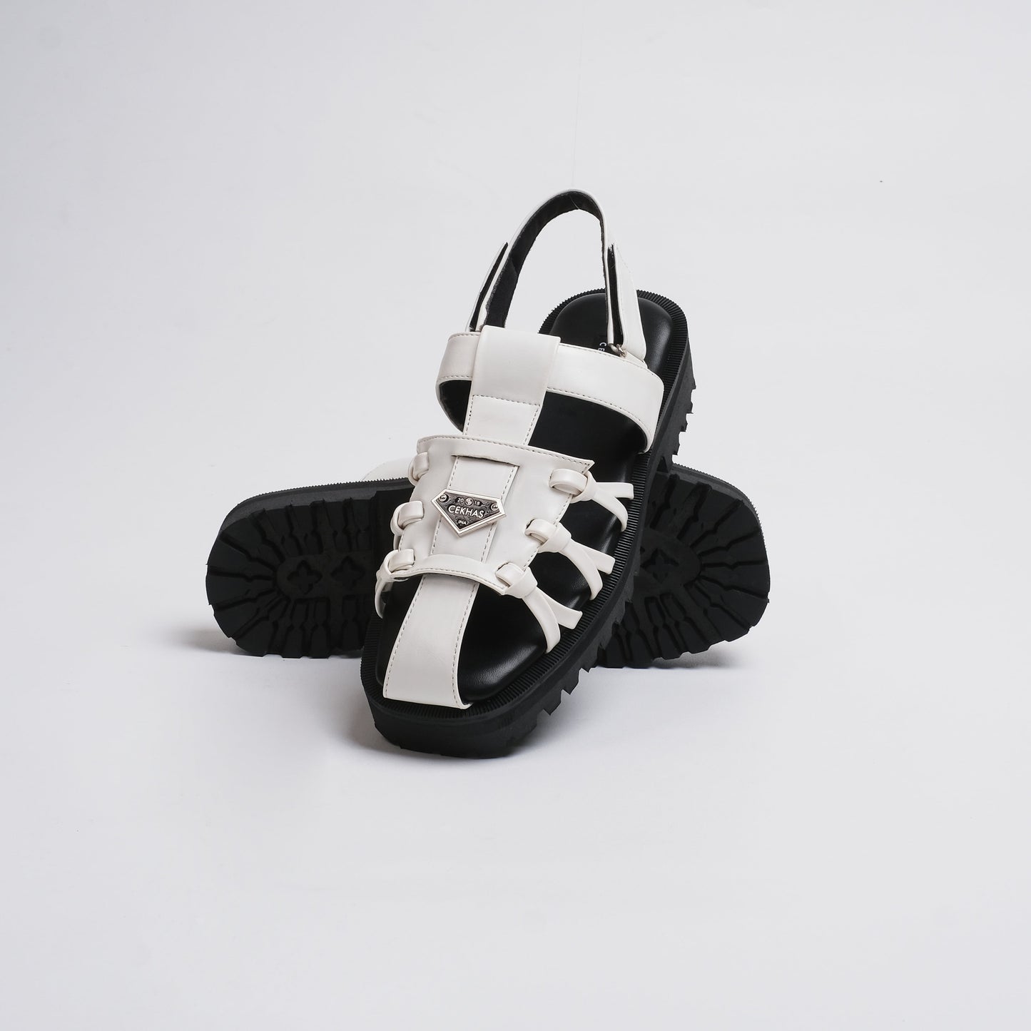 Gritte White Sandal