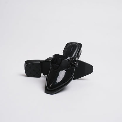 Chelsea Black Mules