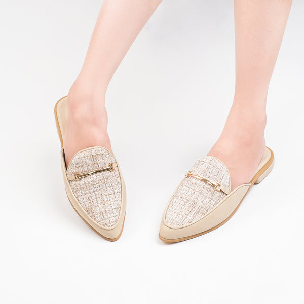 Diva Cream Mules