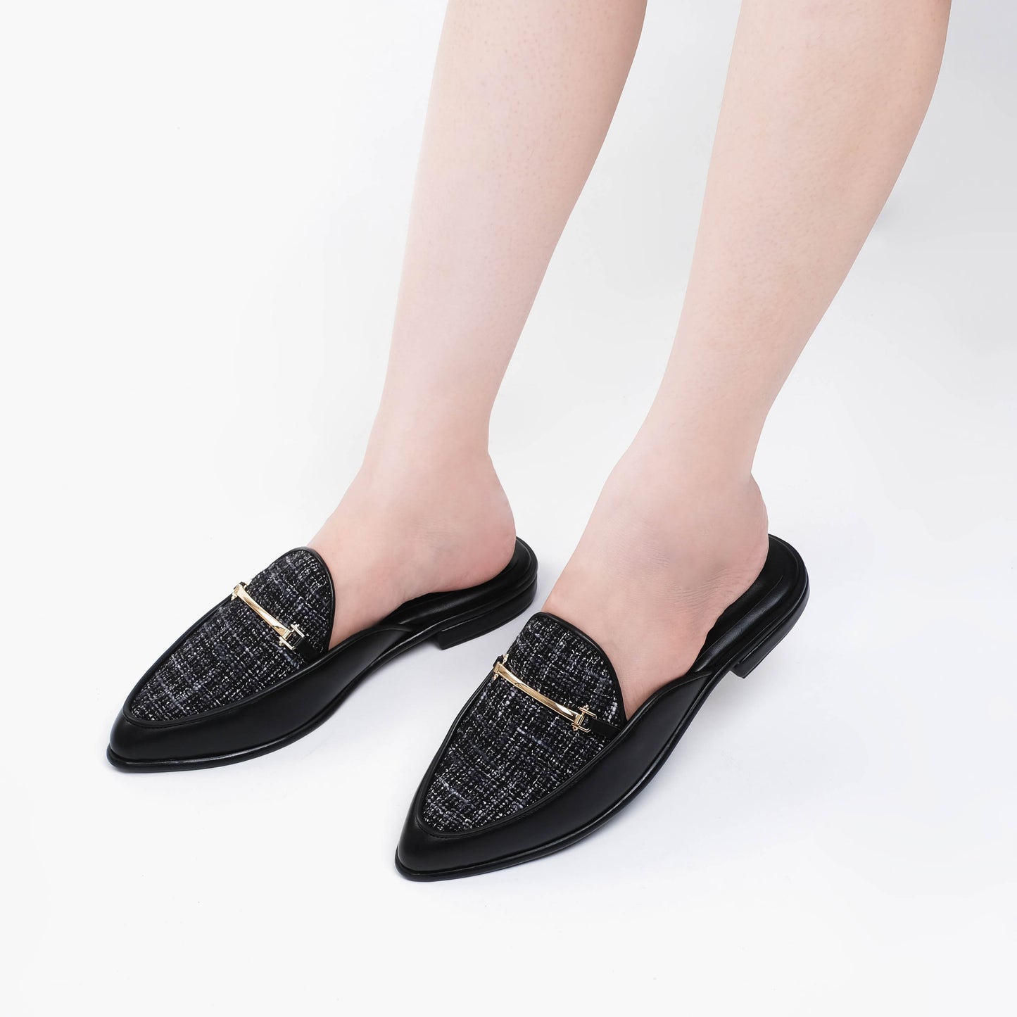 Diva Black Mules