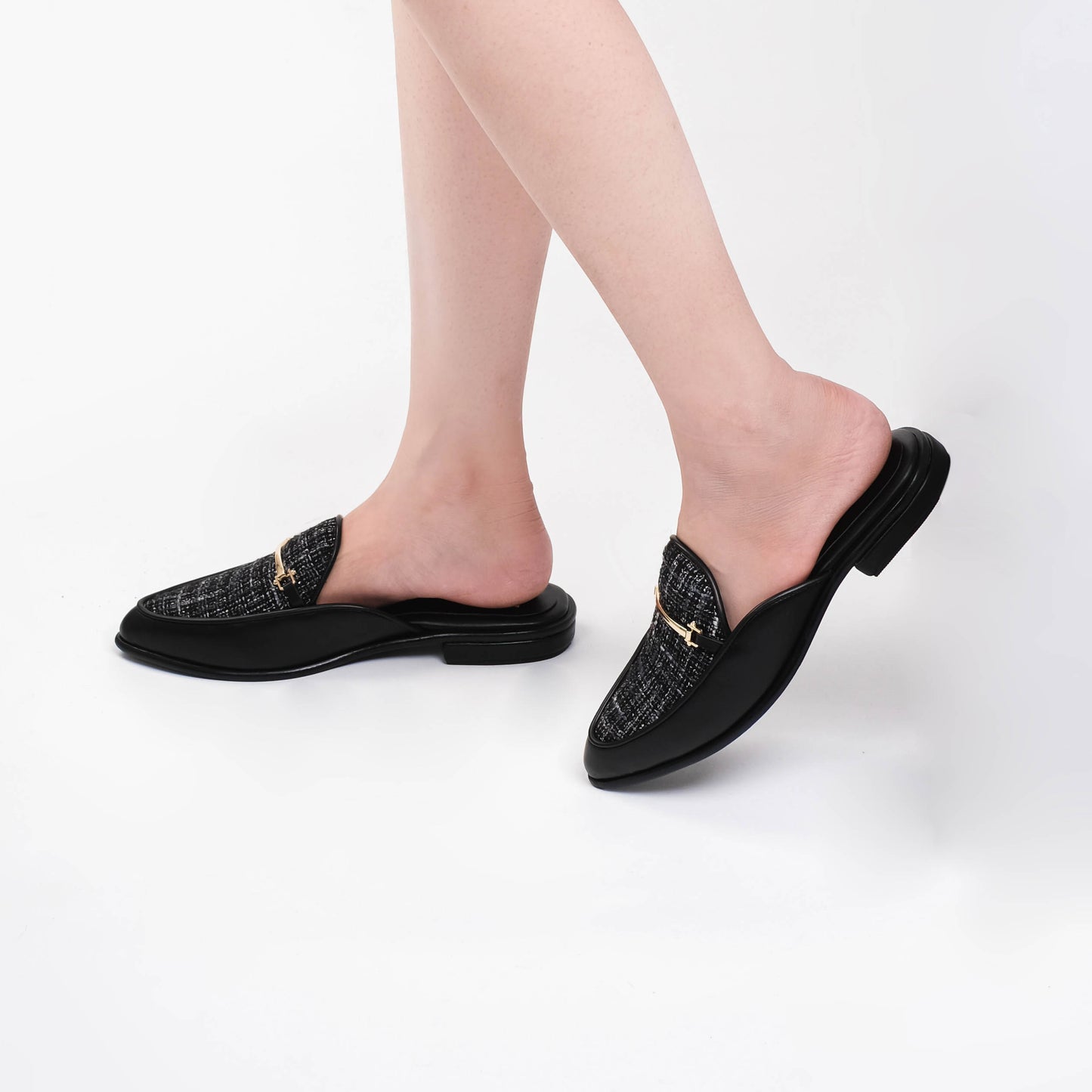 Diva Black Mules