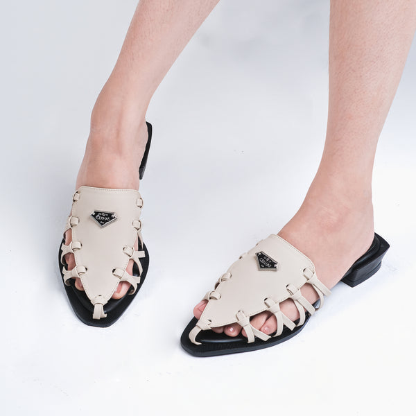 Michelle Cream Mules