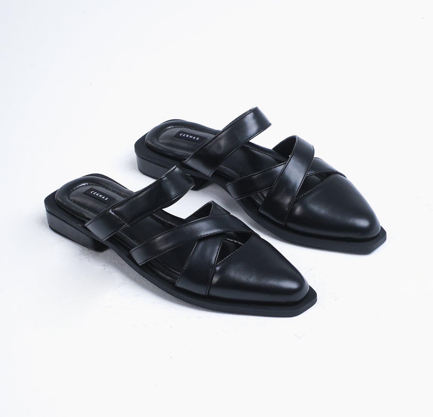 Audy Black Mules