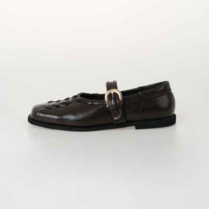 Lenorra Brown Mules Sandal Wanita