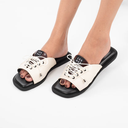 Senna Cream Sandal - Sommar Bliss Collection