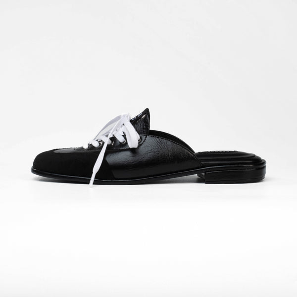 Katie Black Mules - Sommar Bliss Collection