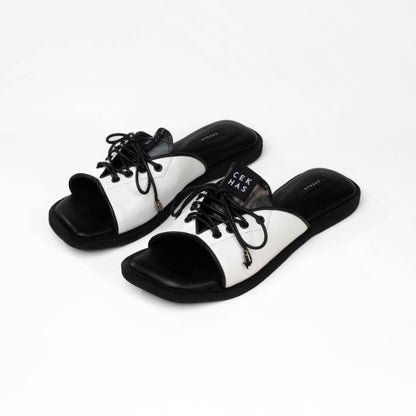 Senna White Sandal - Sommar Bliss Collection