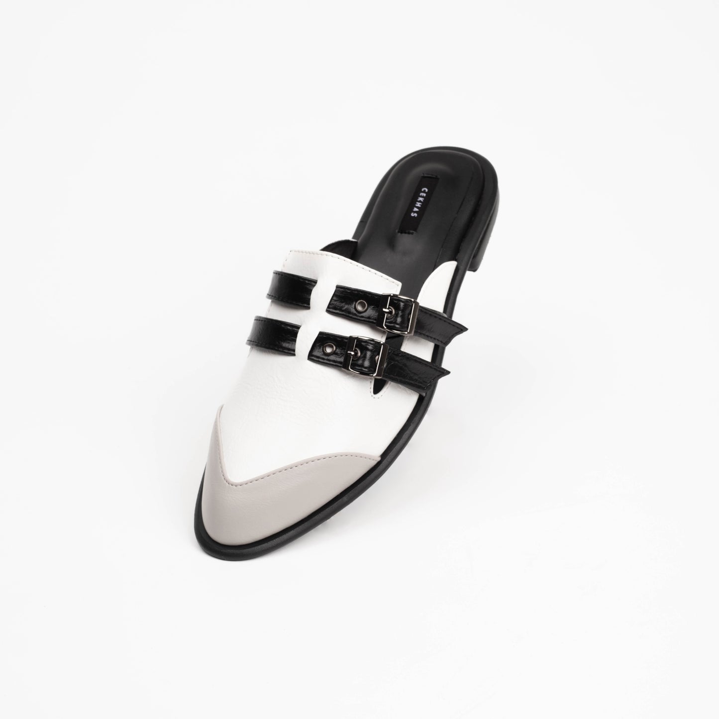 Casey White Mules - Sommar Bliss Collection