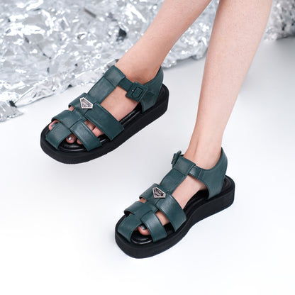 Galena Emerald Sandal