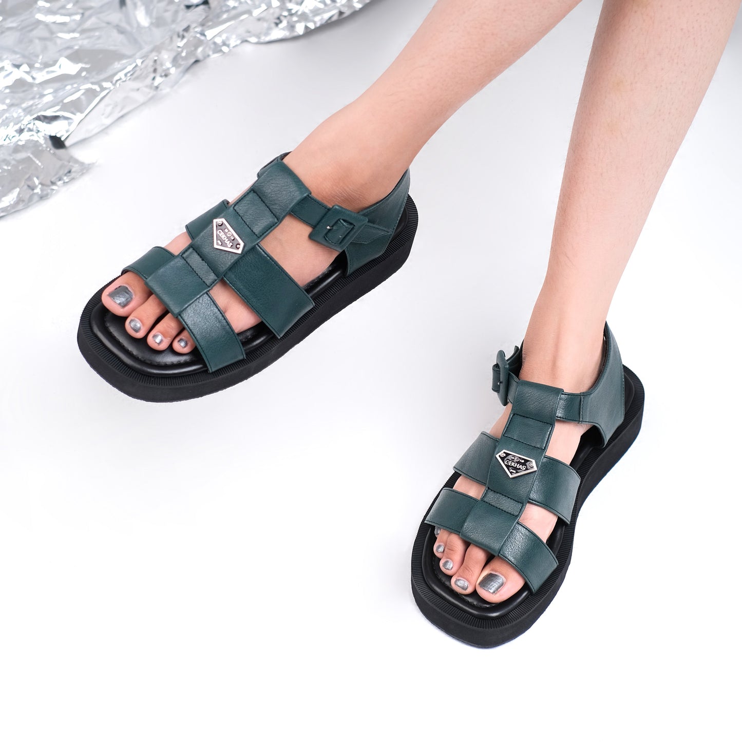 Garneth Emerald Sandal