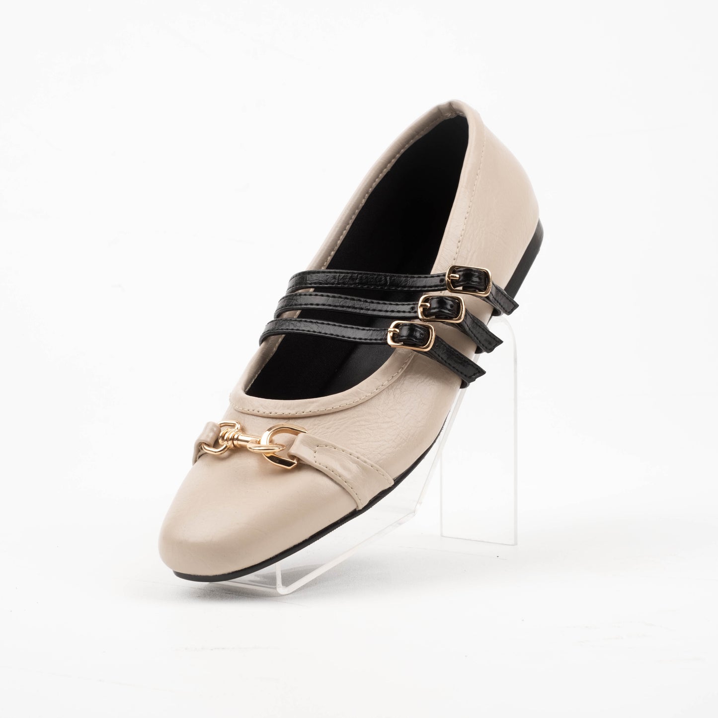 Madeline Cream Flat Shoes - Urban Grace II