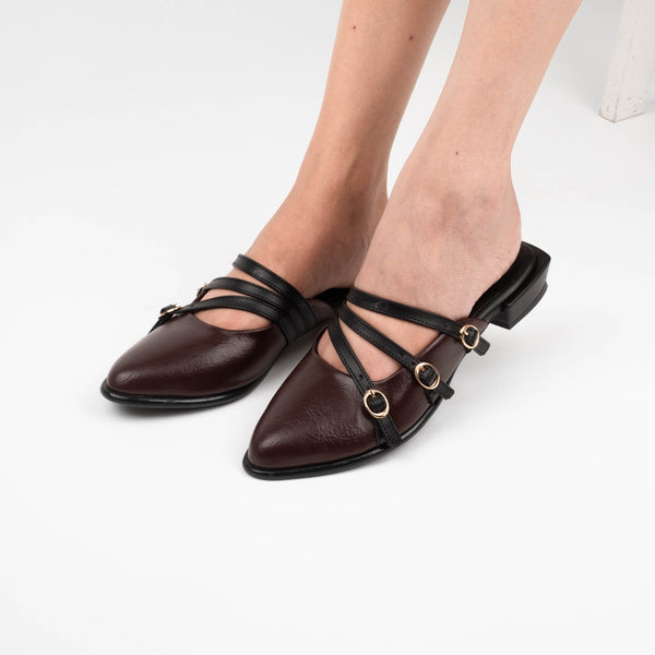 Leora Wood Mules - Urban Grace II