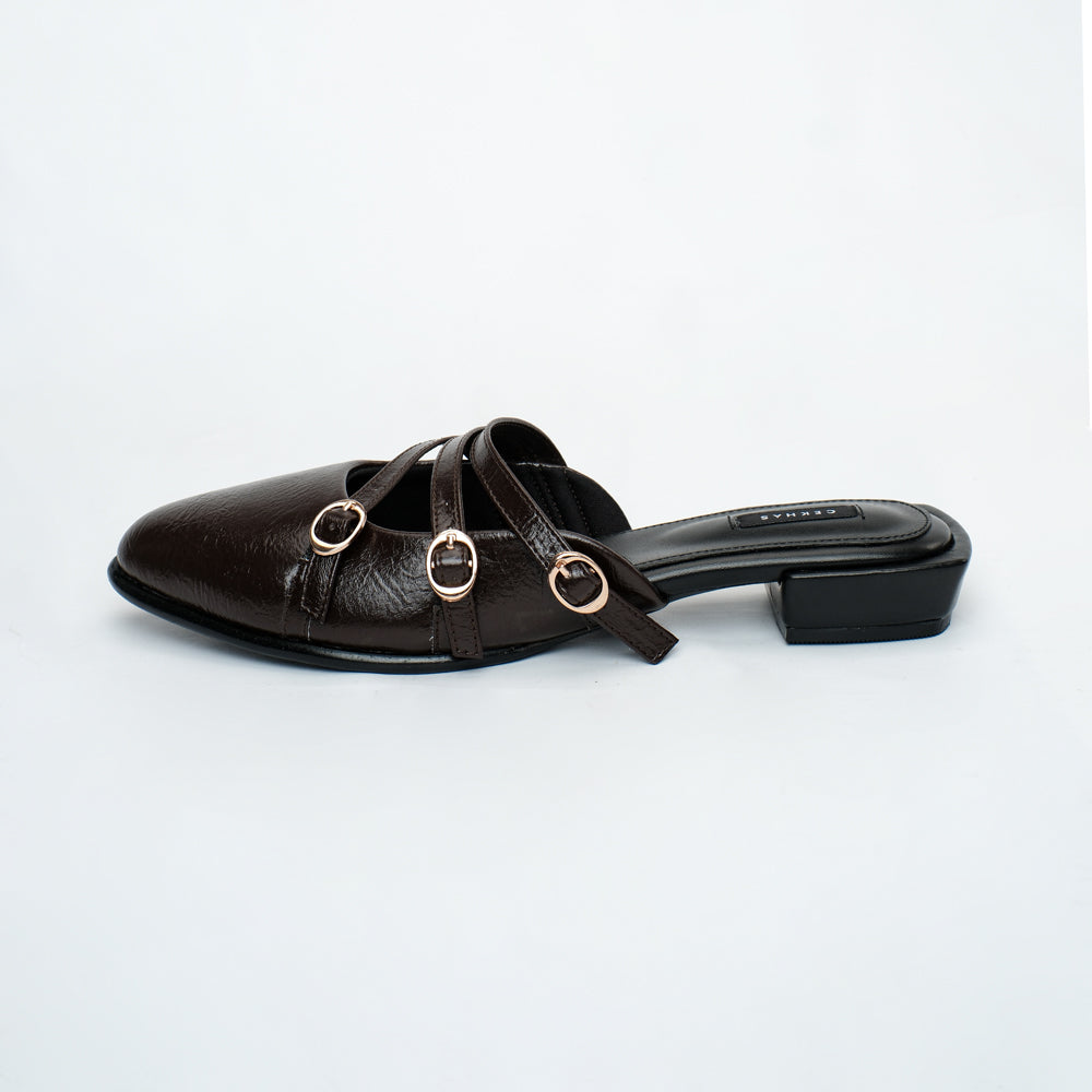 Leora Brown Mules