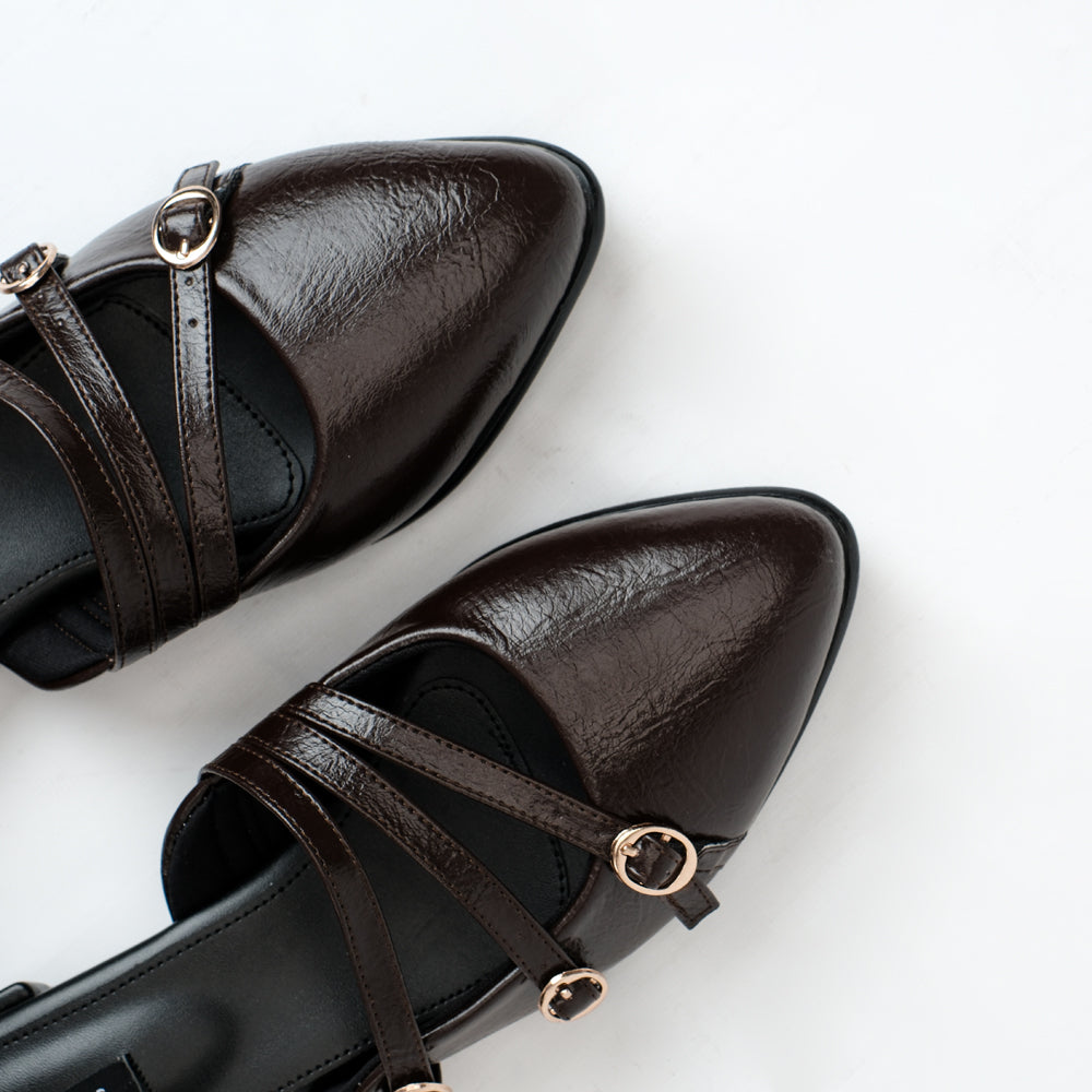 Leora Brown Mules