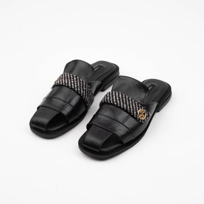 New Laras Black Mules