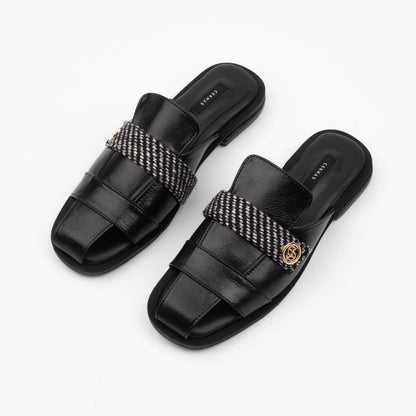 New Laras Black Mules