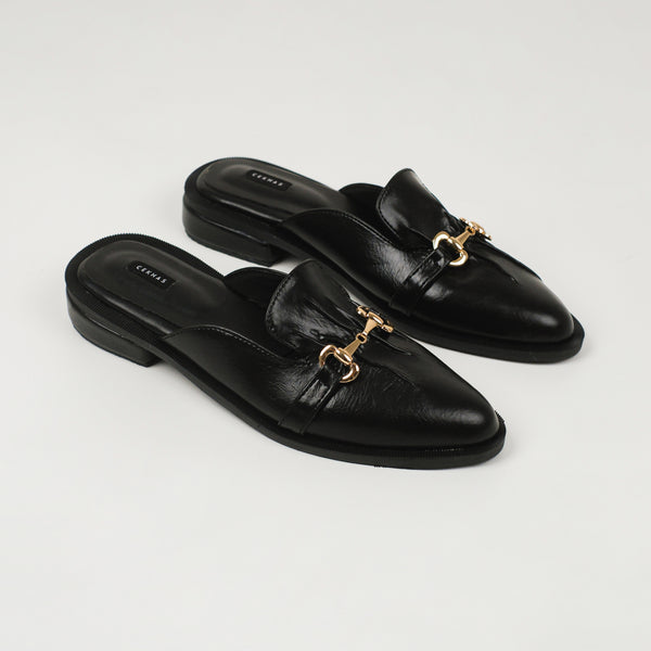 Raquel Black Mules - URBAN GRACE Series