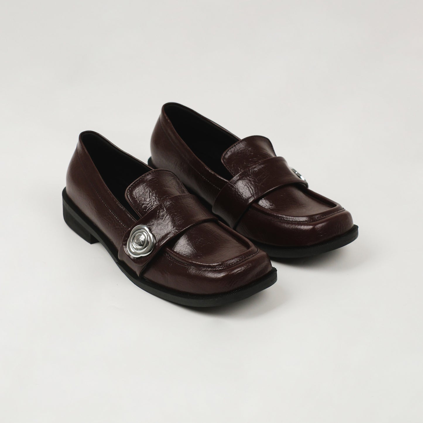 Mora Wood Flat Shoes - URBAN GRACE Series