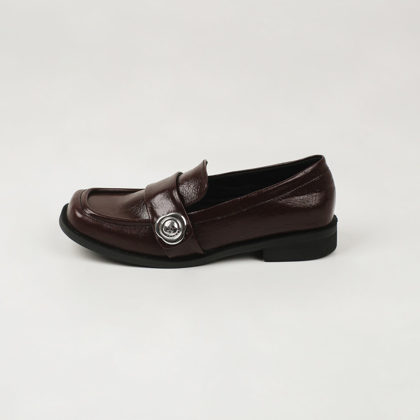 Mora Wood Flat Shoes - URBAN GRACE Series