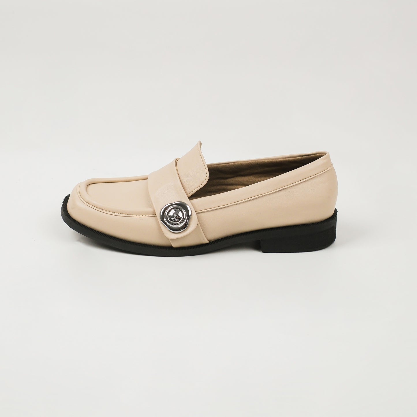 Mora Cream Flat Shoes - URBAN GRACE Series