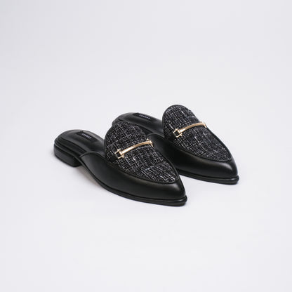 Diva Black Mules