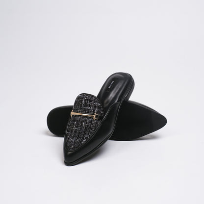 Diva Black Mules