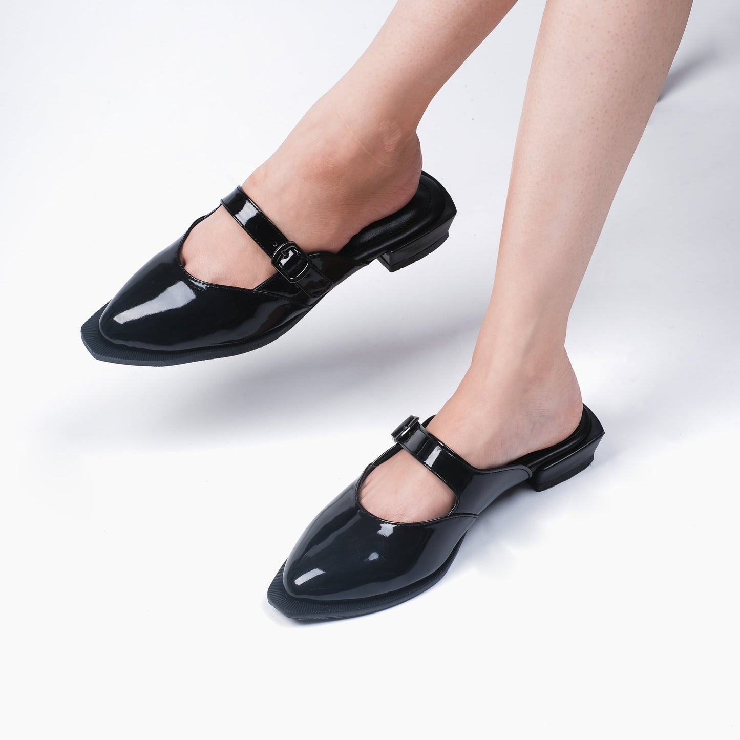 Chelsea Black Mules