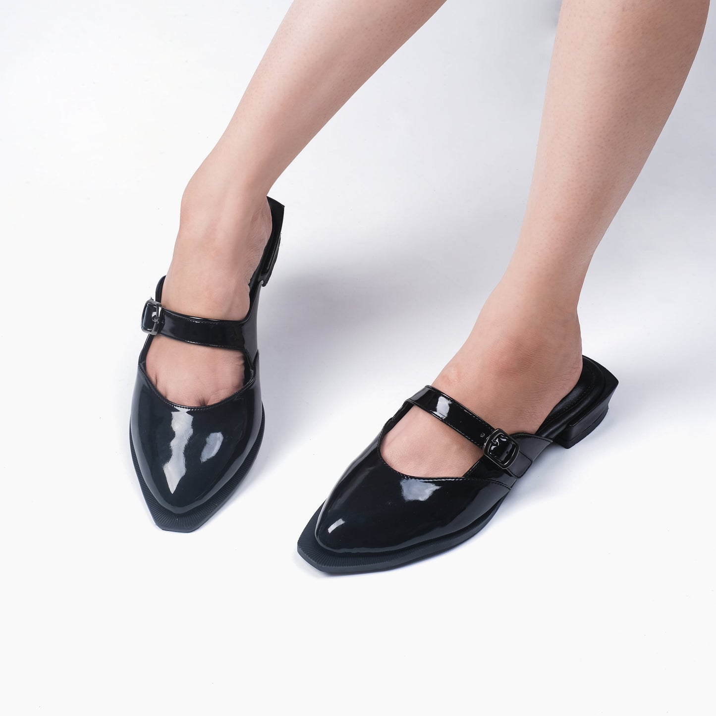 Chelsea Black Mules