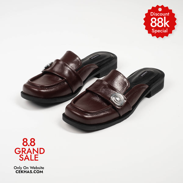 Chara Wood Mules - URBAN GRACE Series