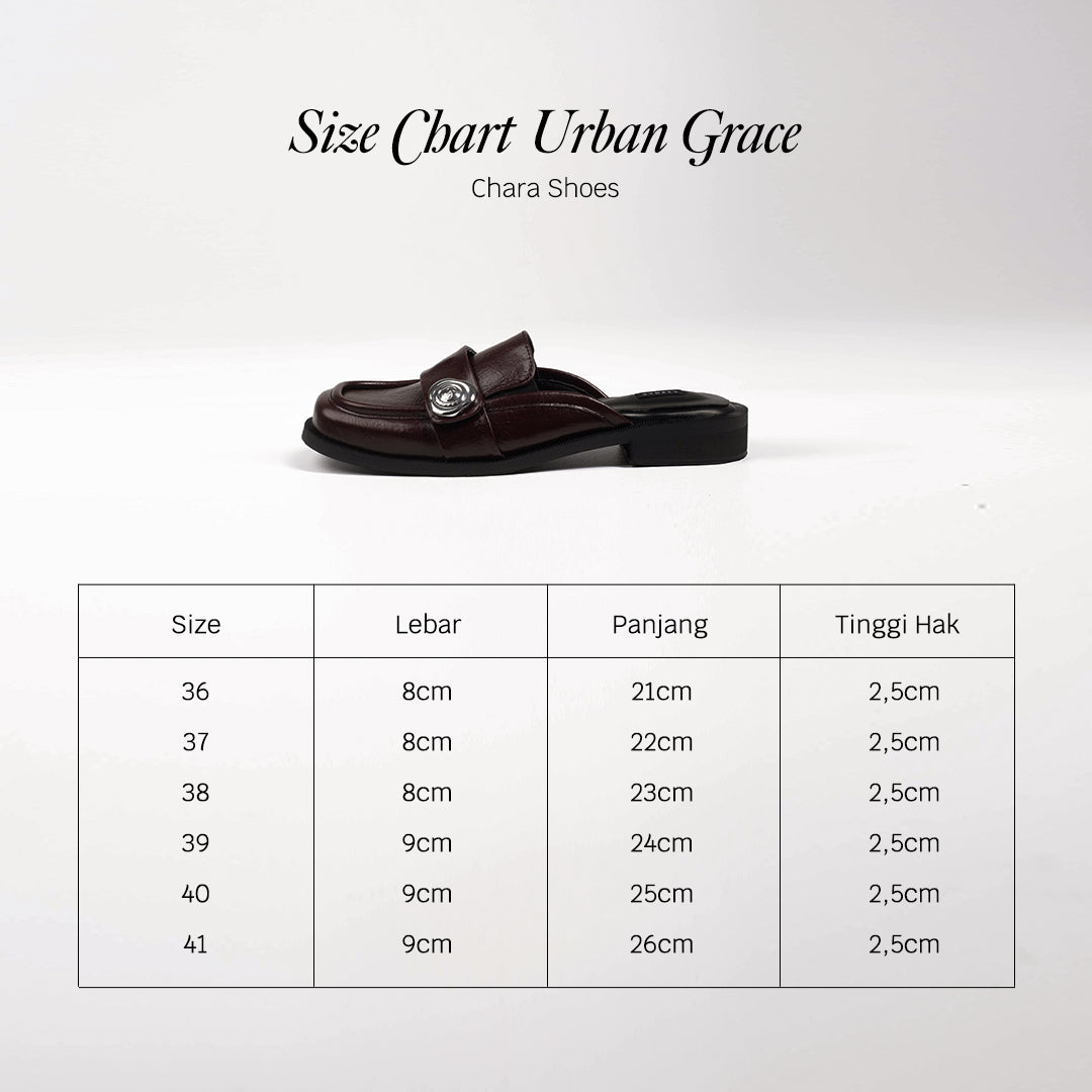 Chara Black Mules - URBAN GRACE Series